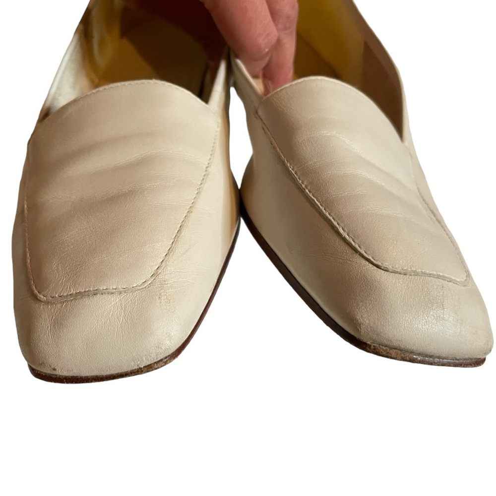 Enzo Angiolini Leather Flats Women’s Size 9 White - Picture 7 of 10